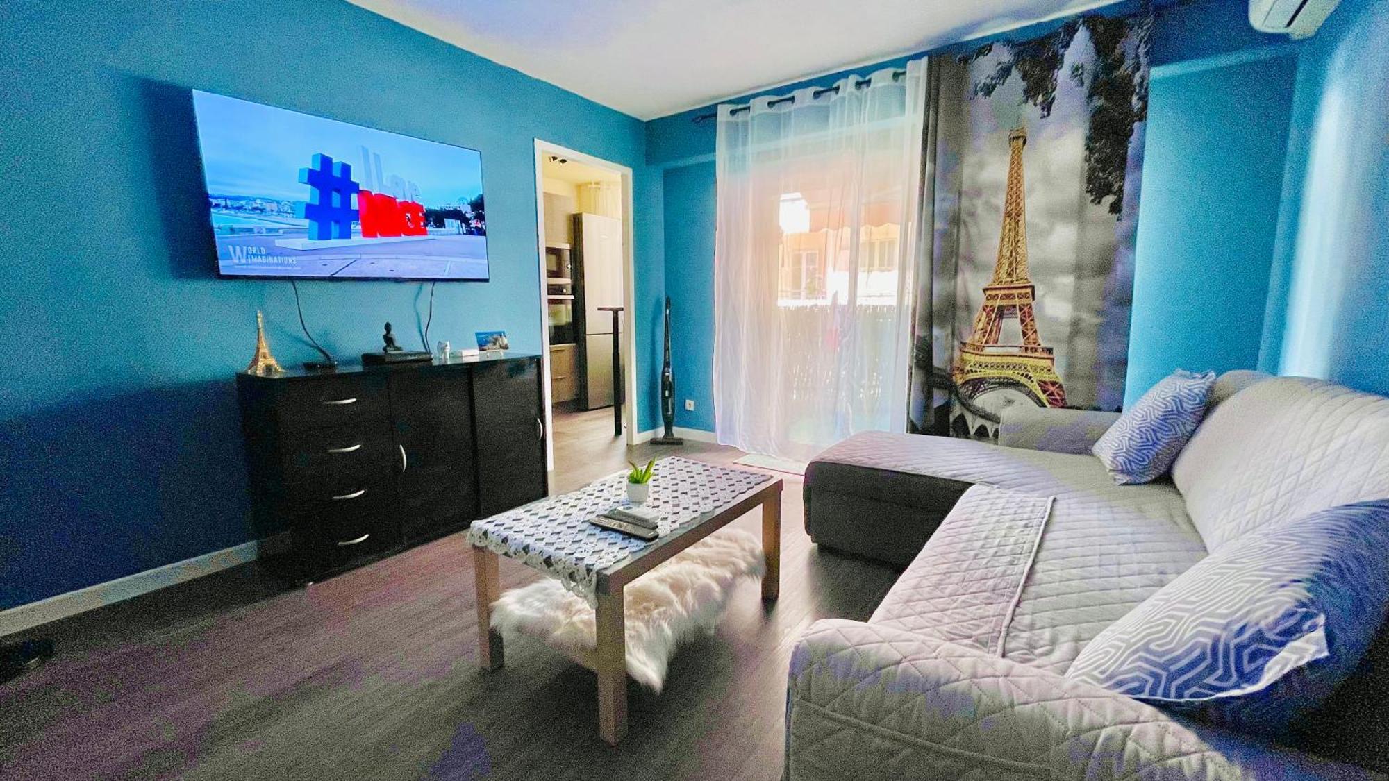 Confortable Studio A Nice Centre Cote Plage Bel Terrasse Paddle Екстериор снимка